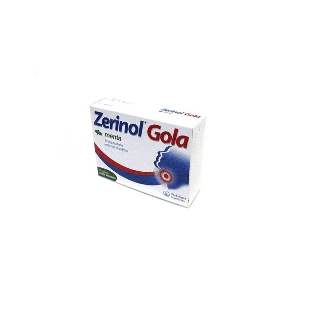 ZERINOL GOLA MENTA%18PAST 20MG