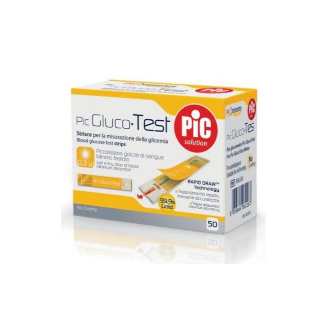 STRISCE PIC GLUCOTEST 50PZ
