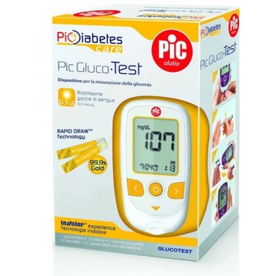 KIT GLUCOMETRO PIC GLUCOTEST