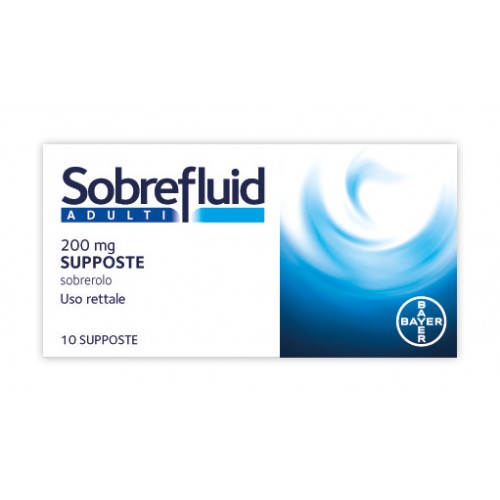 SOBREFLUID%AD 10SUPP 200MG
