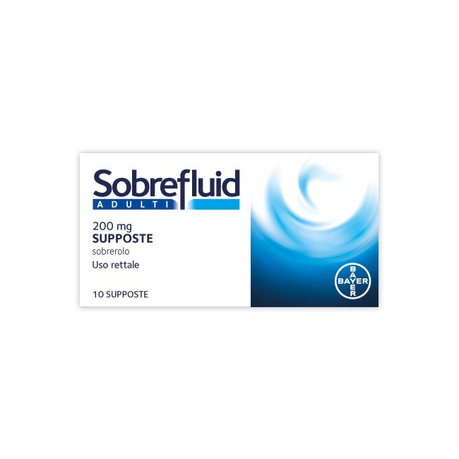 SOBREFLUID%AD 10SUPP 200MG