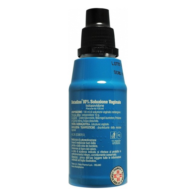 BETADINE%SOLUZ VAG 125ML 10%