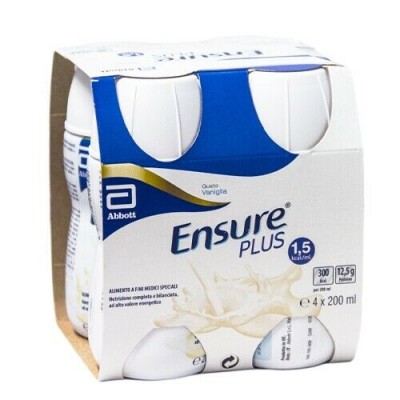 ENSURE PLUS VANILLA 4X200ML