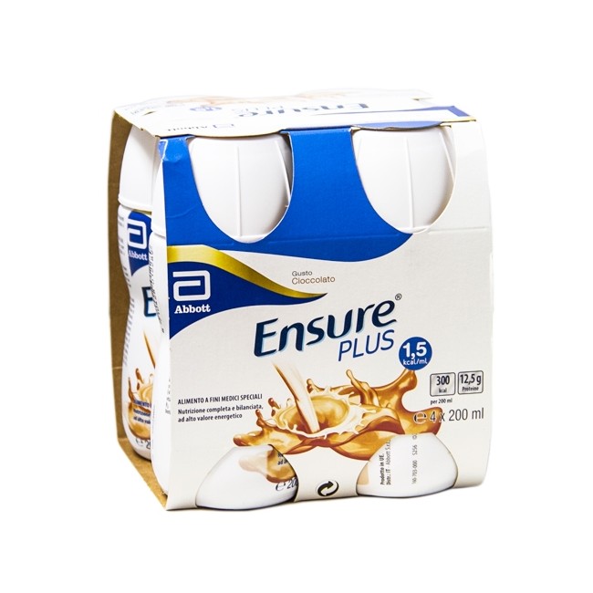 ENSURE PLUS CHOCOLATE 4X200ML