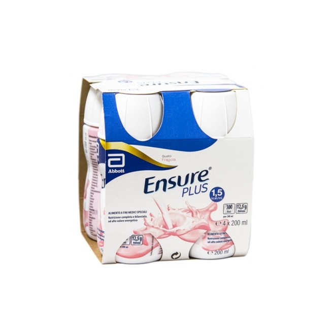 ENSURE PLUS FRAGOLA 4X200ML