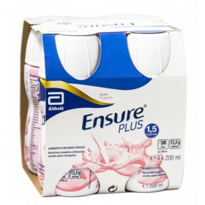 ENSURE PLUS FRAGOLA 4X200ML