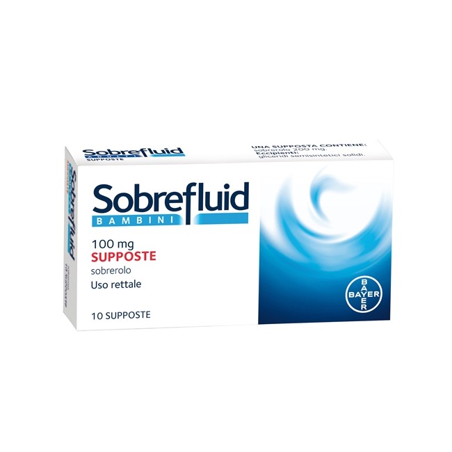 SOBREFLUID%BB 10SUPP 100MG