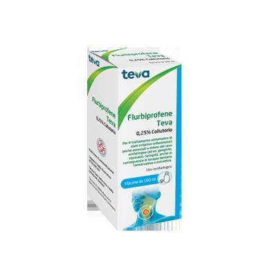 FLURBIPROFENE TE%COLLUT 160ML