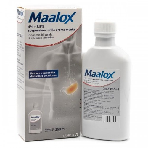 MAALOX%OS SOSP 250ML 4+3,5% ME