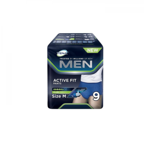 TENA MEN PANTS ACTIVE FIT M 9P
