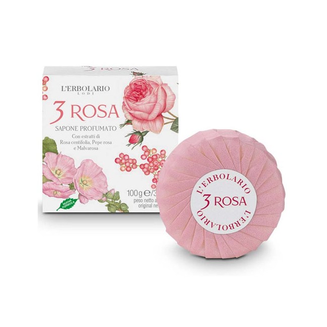 3 ROSA SAPONE 100G