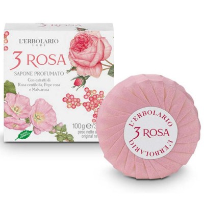 3 ROSA SAPONE 100G