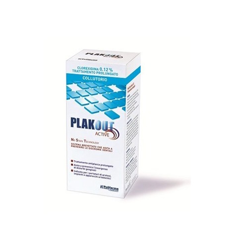PLAKOUT%SOLUZ FL 150ML 0,12%