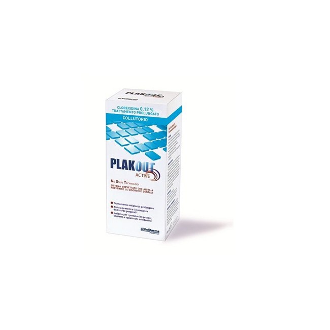 PLAKOUT%SOLUZ FL 150ML 0,12%