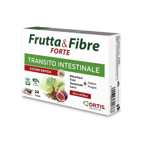 FRUTTA & FIBRE FORTE 24CUBETTI