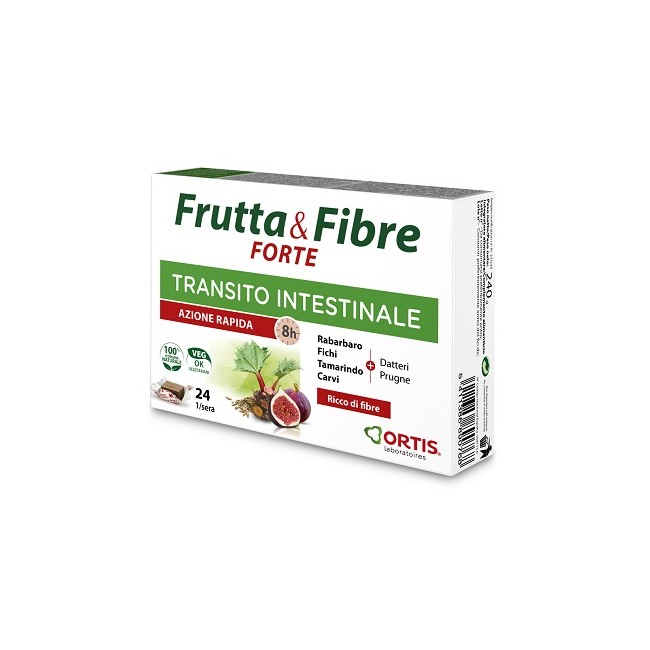 FRUTTA & FIBRE FORTE 24CUBETTI