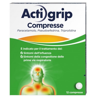 ACTIGRIP%12CPR 2,5+60+500MG