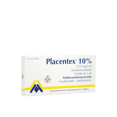 PLACENTEX%SOL CUT 10F 0,75MG