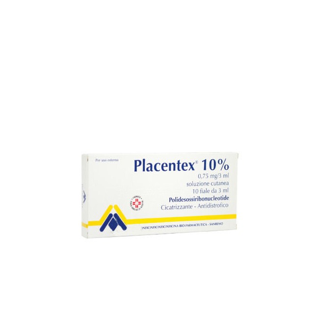PLACENTEX%SOL CUT 10F 0,75MG