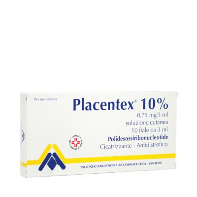 PLACENTEX%SOL CUT 10F 0,75MG
