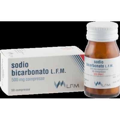 SODIO BICARB%50CPR 500MG FL