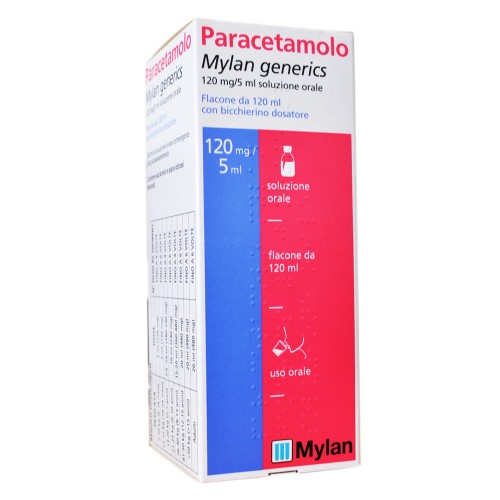 PARACETAMOLO M.G.%120MG/5ML120