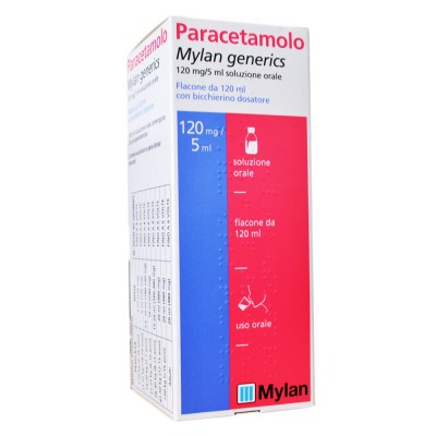 PARACETAMOLO M.G.%120MG/5ML120