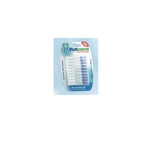 PLAKKONTROL BRUSH&CLEAN 40PZ