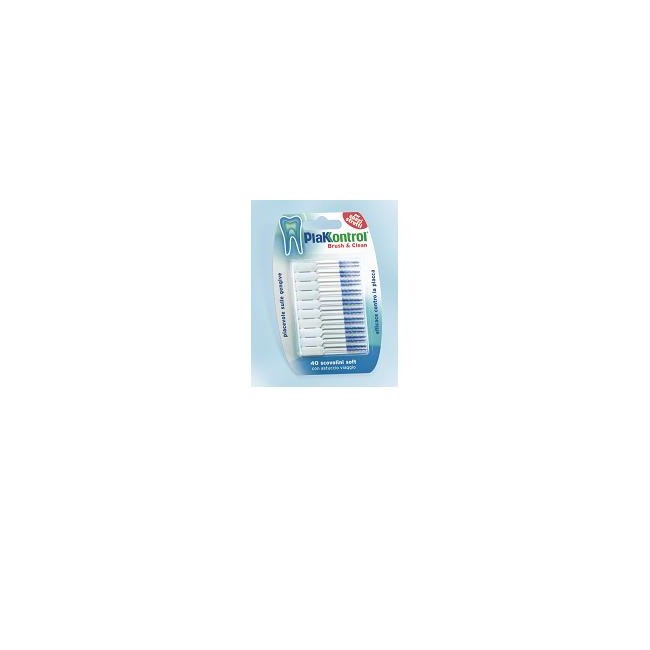 PLAKKONTROL BRUSH&CLEAN 40PZ