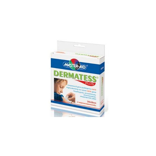 GARZA DERMATESS 10X10CM 12PZ