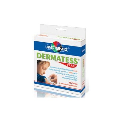 GARZA DERMATESS 10X10CM 12PZ