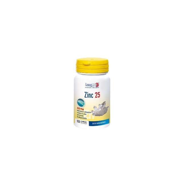 LONGLIFE ZINC 25MG 100CPR
