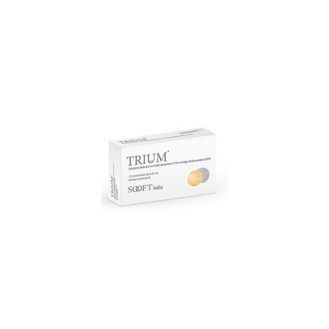 TRIUM MONODOSE GTT OCUL 15FL