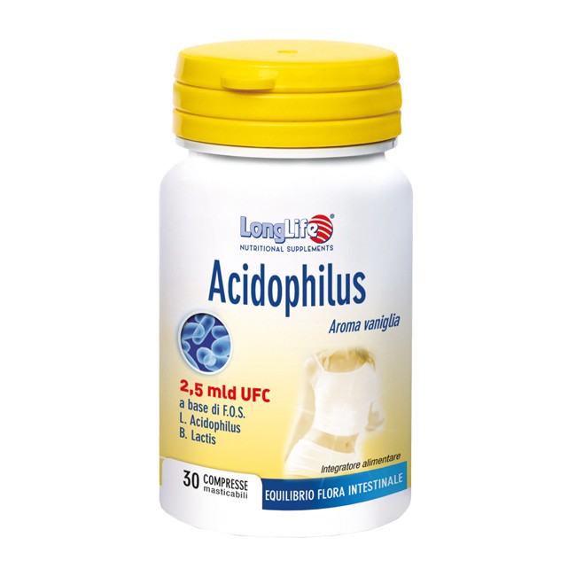 LONGLIFE ACIDOPHILUS 30CPR MAS