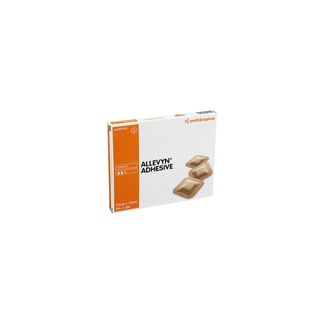 ALLEVYN ADHESIVE 7,5X7,5CM 3ME