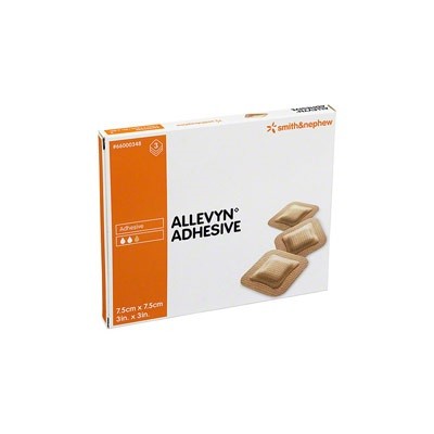 ALLEVYN ADHESIVE 7,5X7,5CM 3ME