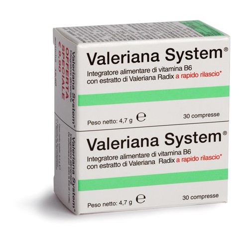 VALERIANA SYSTEM 30CPR+30CPR
