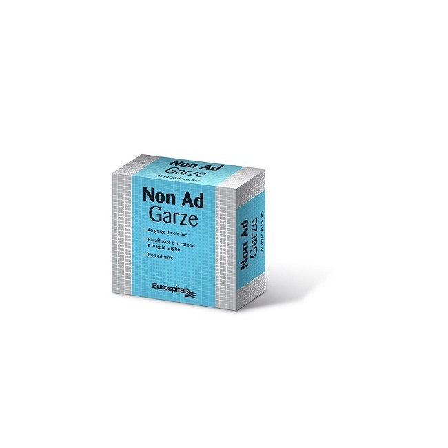 GARZA PARAFF NON AD 5X5 40PZ