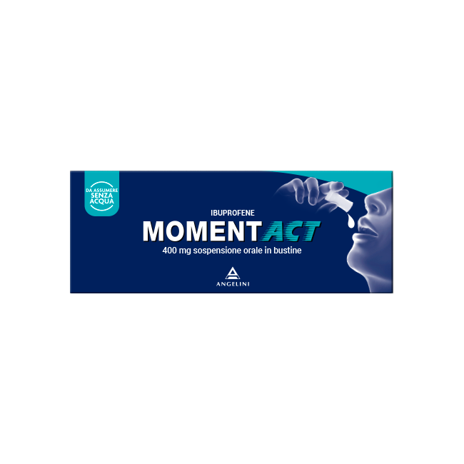 MOMENTACT%OS SOSP 8BUST 400MG