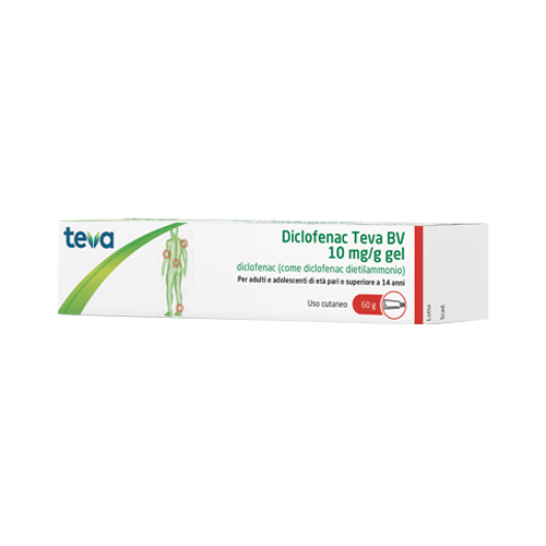 DICLOFENAC TEVA%GEL 60G 10MG/G
