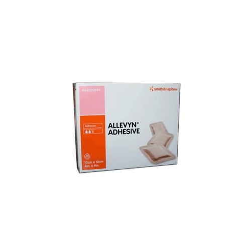 ALLEVYN ADHESIVE 10CMX10CM 10P