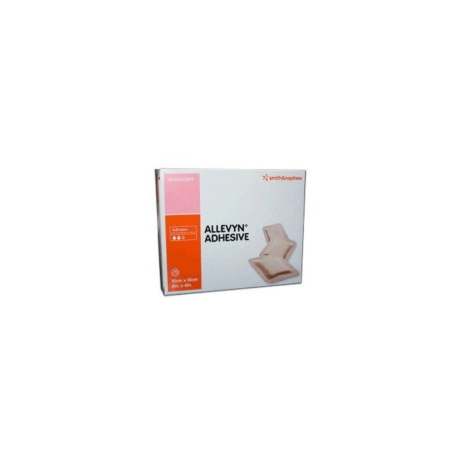 ALLEVYN ADHESIVE 10CMX10CM 10P