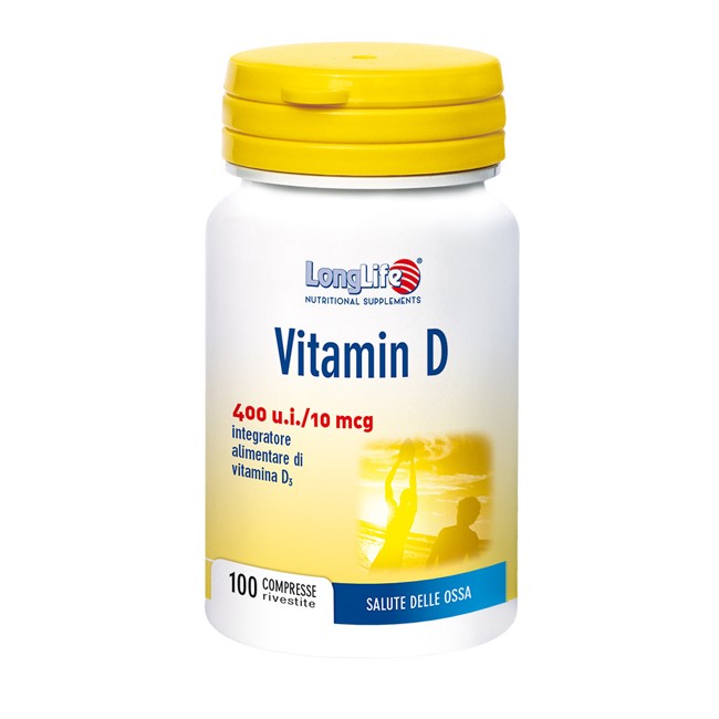 LONGLIFE VIT D3 400UI 100CPR