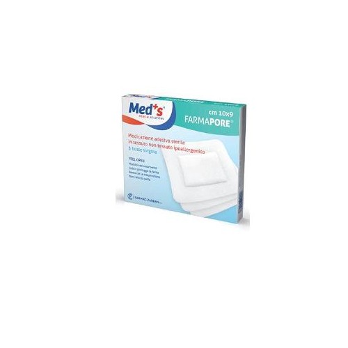 MEDS PORE MEDIC 10X9CM 5PZ