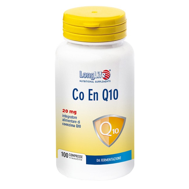 LONGLIFE CO EN Q10 20MG 100CPR