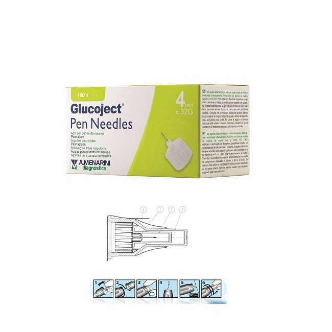 GLUCOJECT AGO PENNA 4MM G32