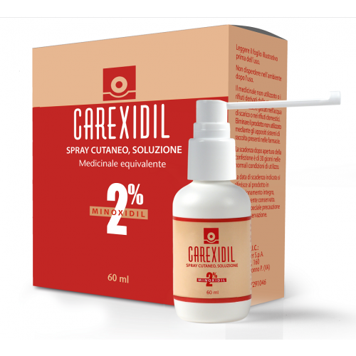 CAREXIDIL%SPRAY CUT 60ML 2%