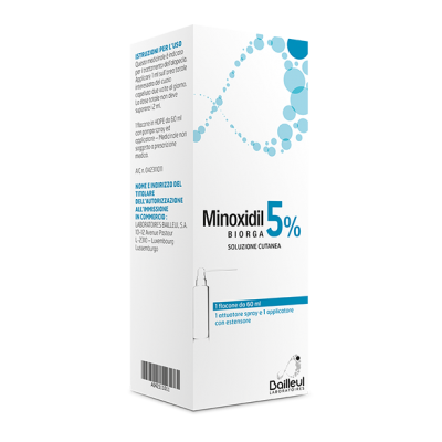 MINOXIDIL BIORGA%SOL CUT60ML5%