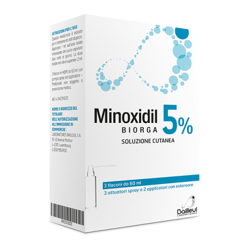 MINOXIDIL BIORGA%SOL CUT 3FL5%