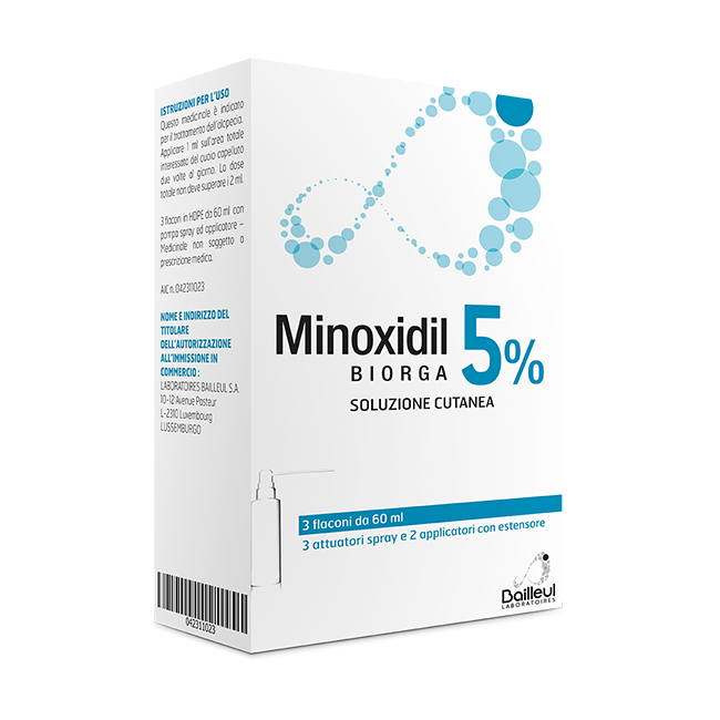 MINOXIDIL BIORGA%SOL CUT 3FL5%